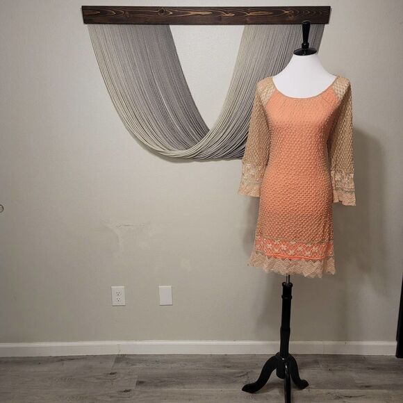 Umgee Boho Lace Dress Sz XL - Picture 1 of 5